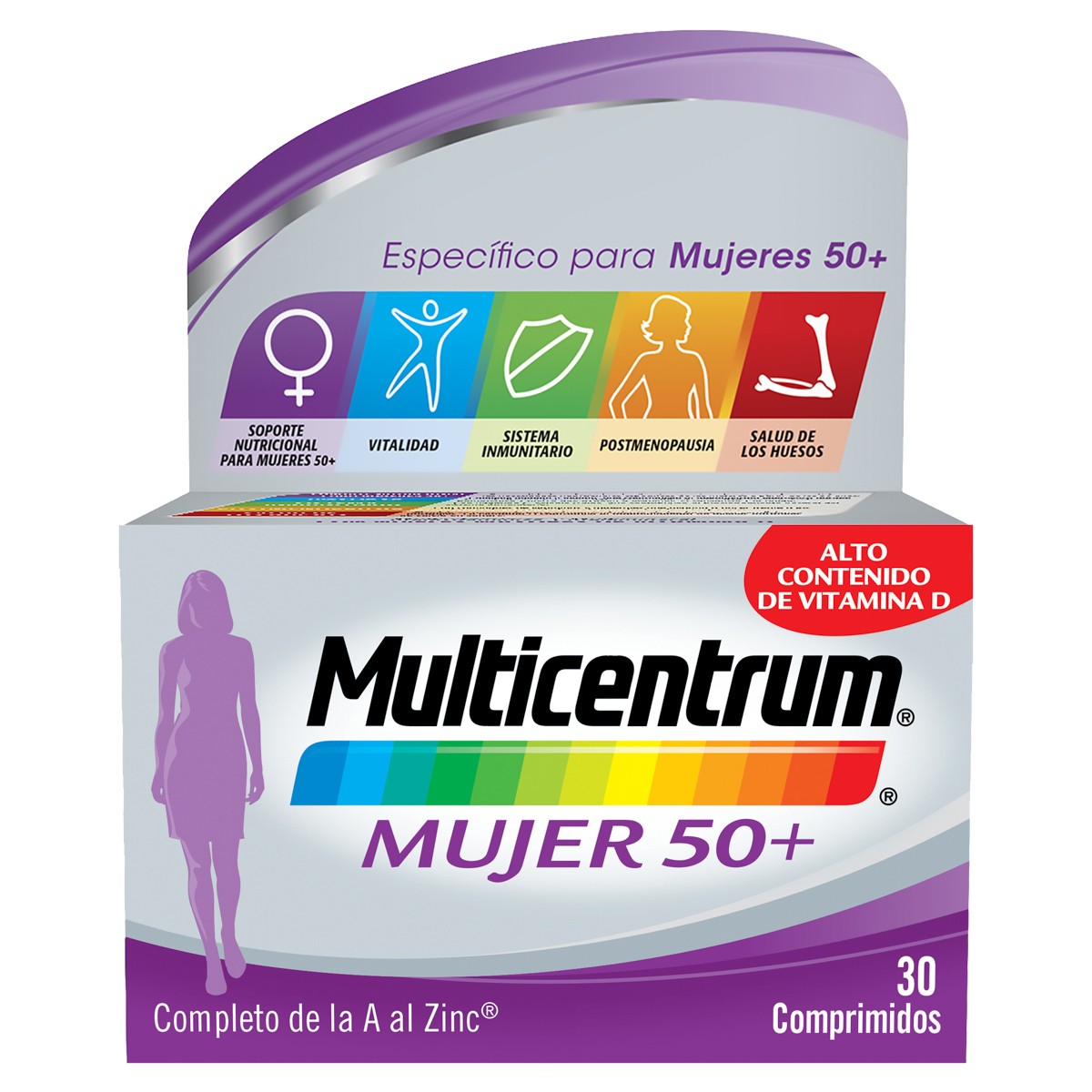 Multicentrum mujer 50+ comprimidos