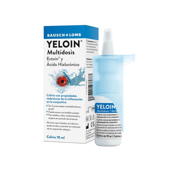Yeloin colirio ojo irritado multidosis solución oftálmica 2% 10ml